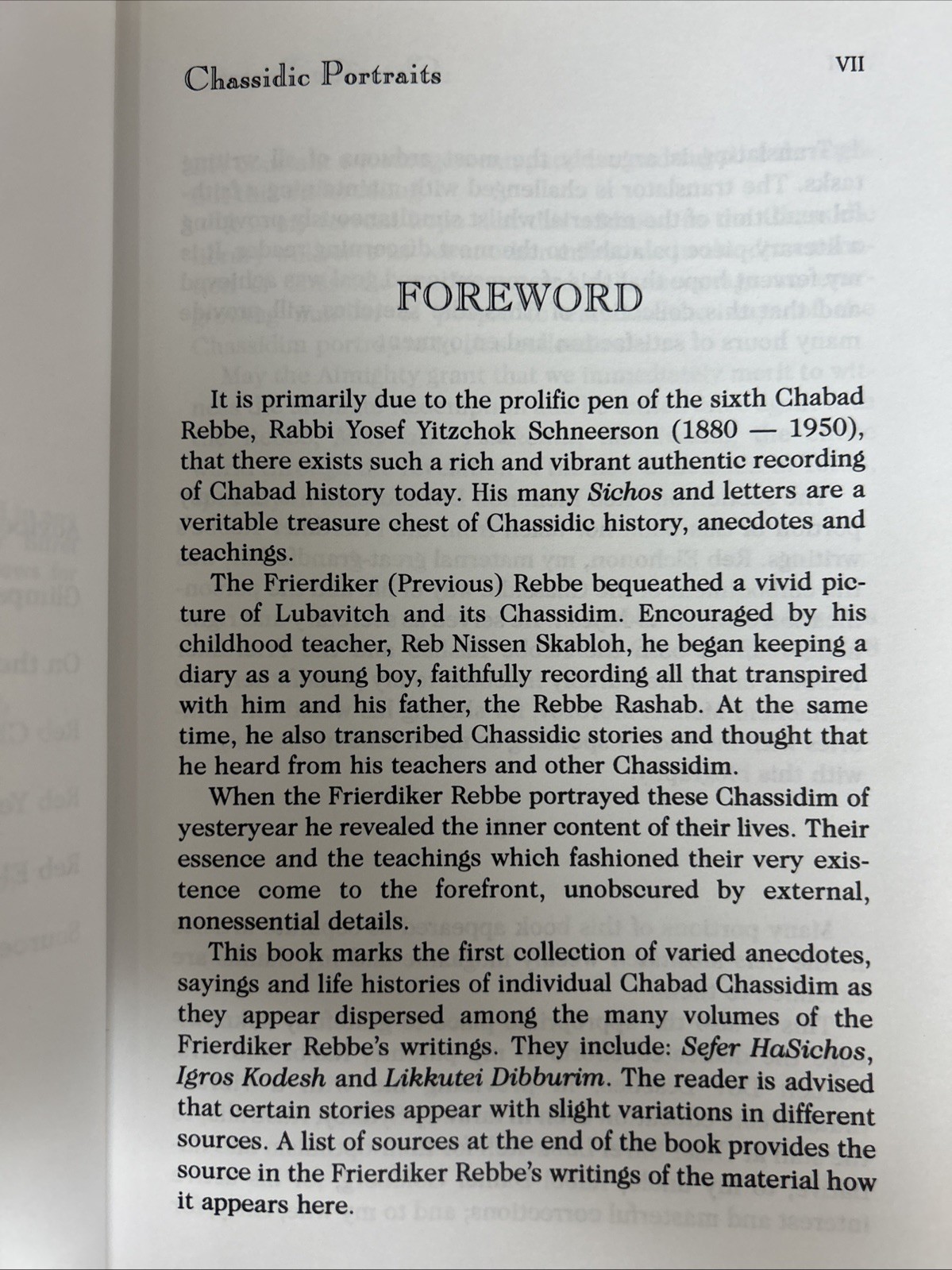 Chassidic Portraits - Sketches of Chabad Chassidim / By: Elchanan Lesches