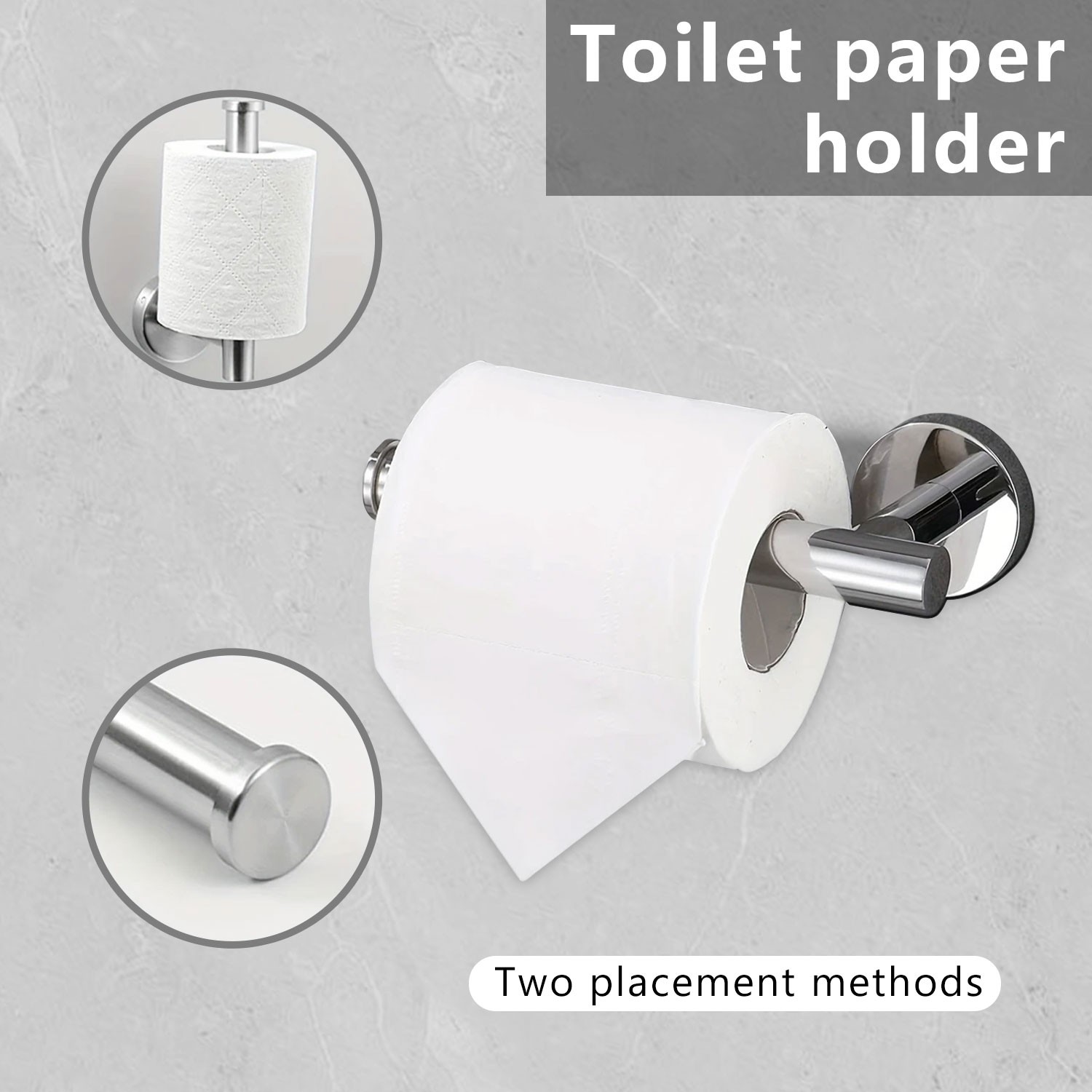 10 Piece Bathroom Hardware Accessories Set with 23.6" Towel Bar - Brushed Nickel