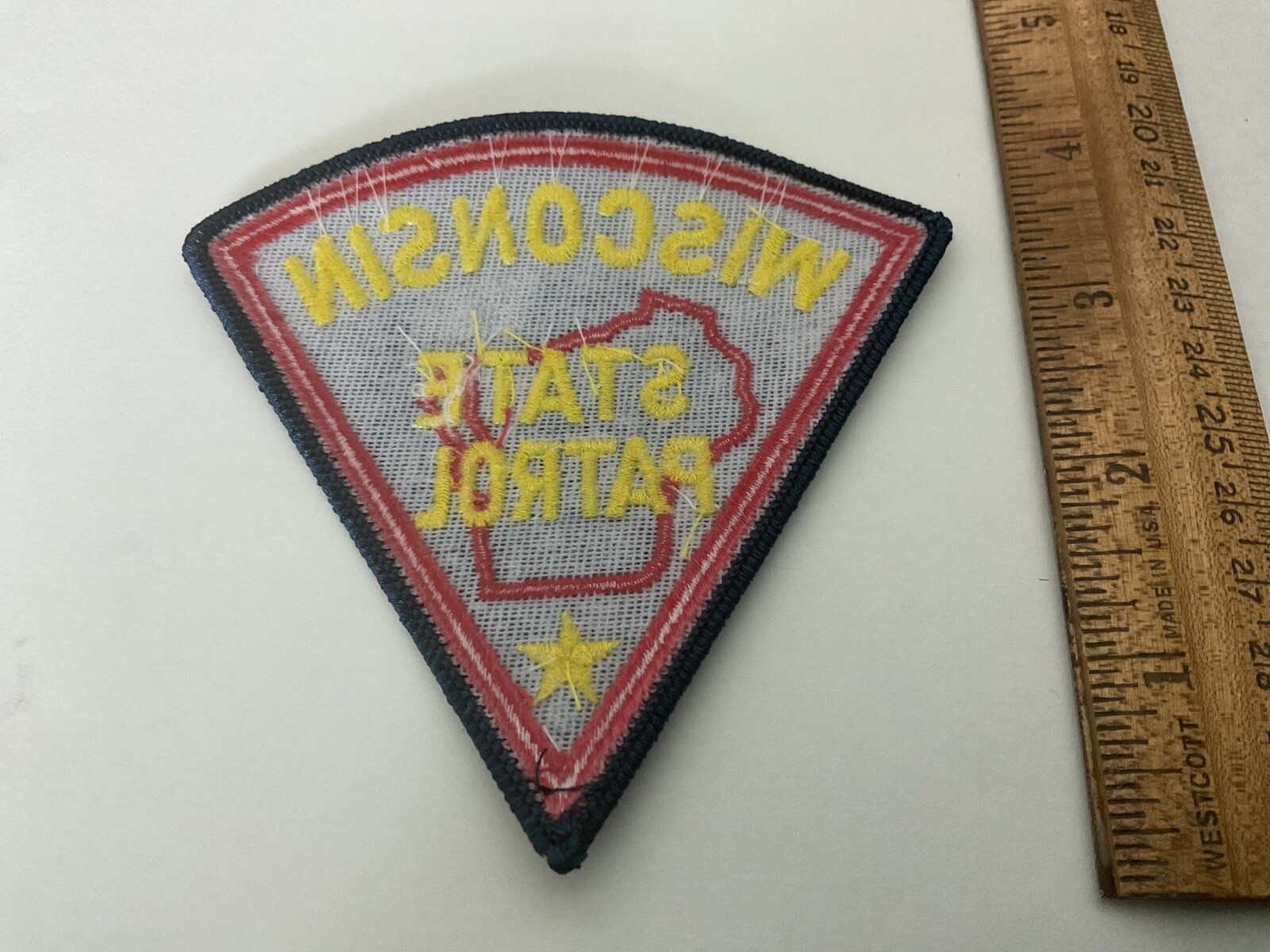 Wisconsin State Patrol collectable Patch Full Size and New