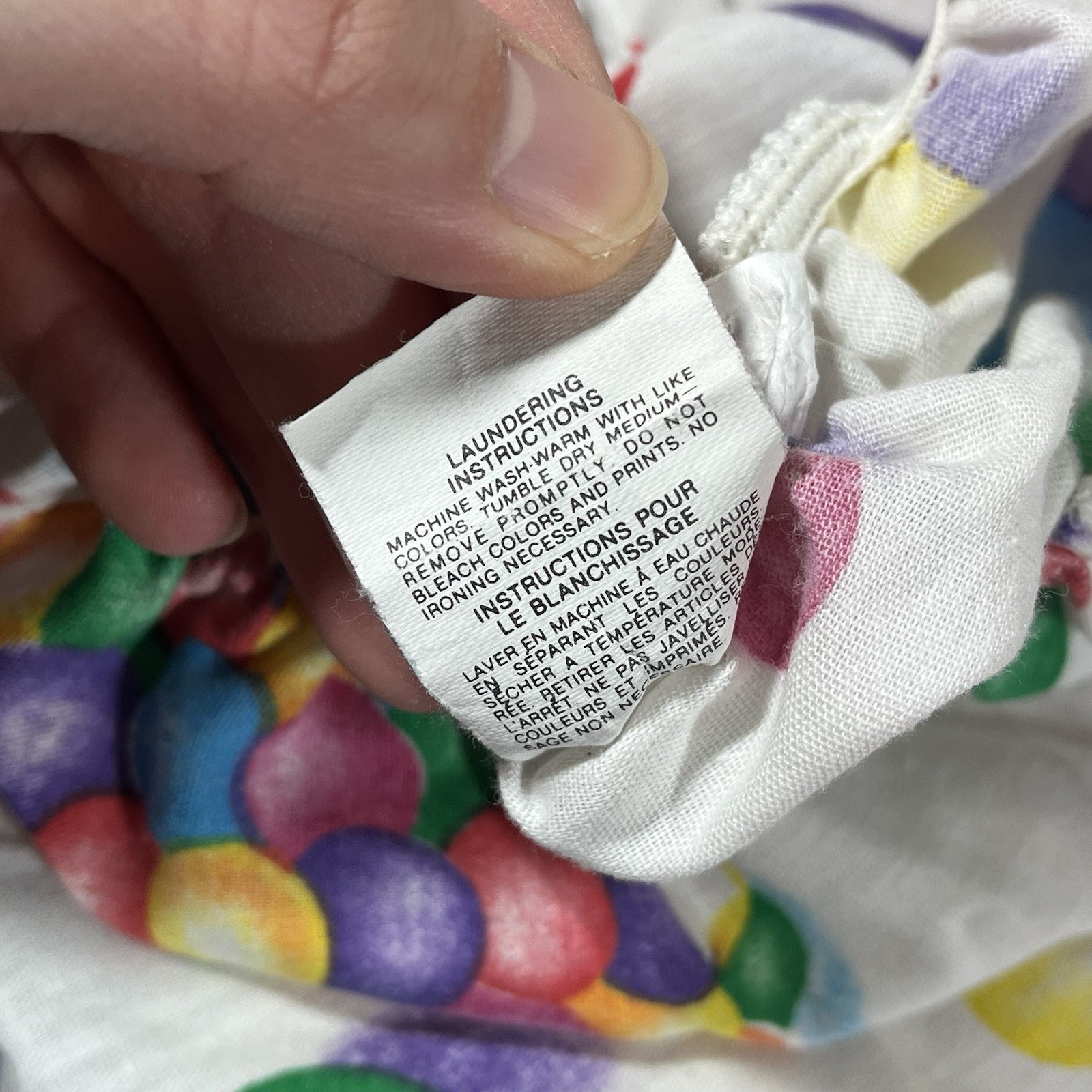HTF Vintage Lisa Frank Rainbow Gumball Machine Fitted FULL Sheets Fabric