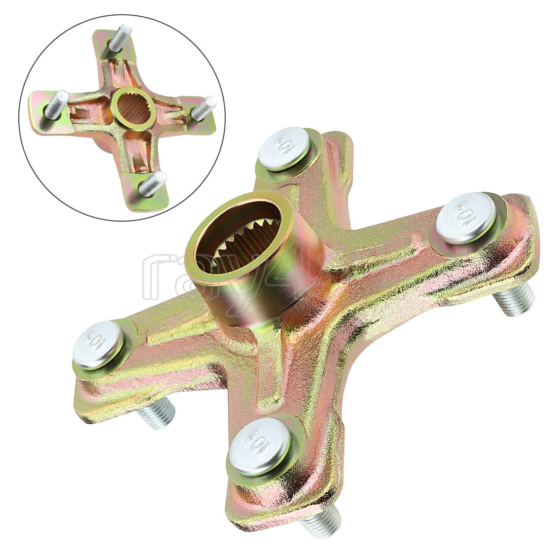 Pair Rear Axle Wheel Hub For Yamaha Raptor 250 350 660 700 1PE-F53K0-00-00