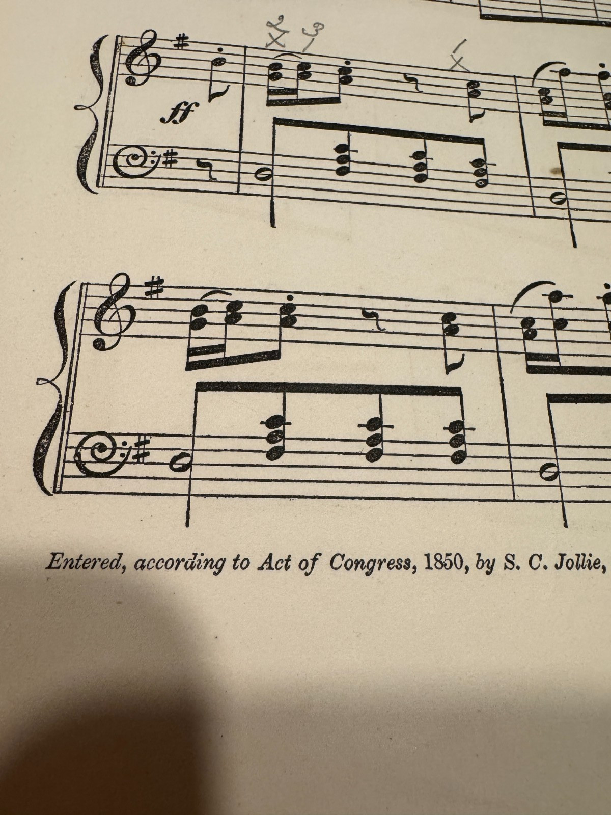 RARE! 1850 Serious Family Polka - G Loder - Rare Original Sheet Music Lithograph