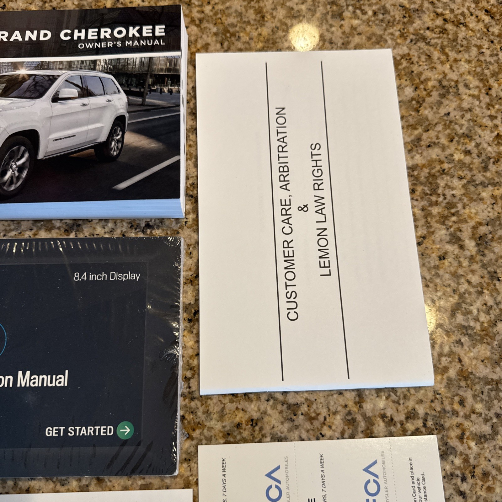 OEM Jeep Grand Cherokee Owners Manual Set & Case Will Work With Other Years
