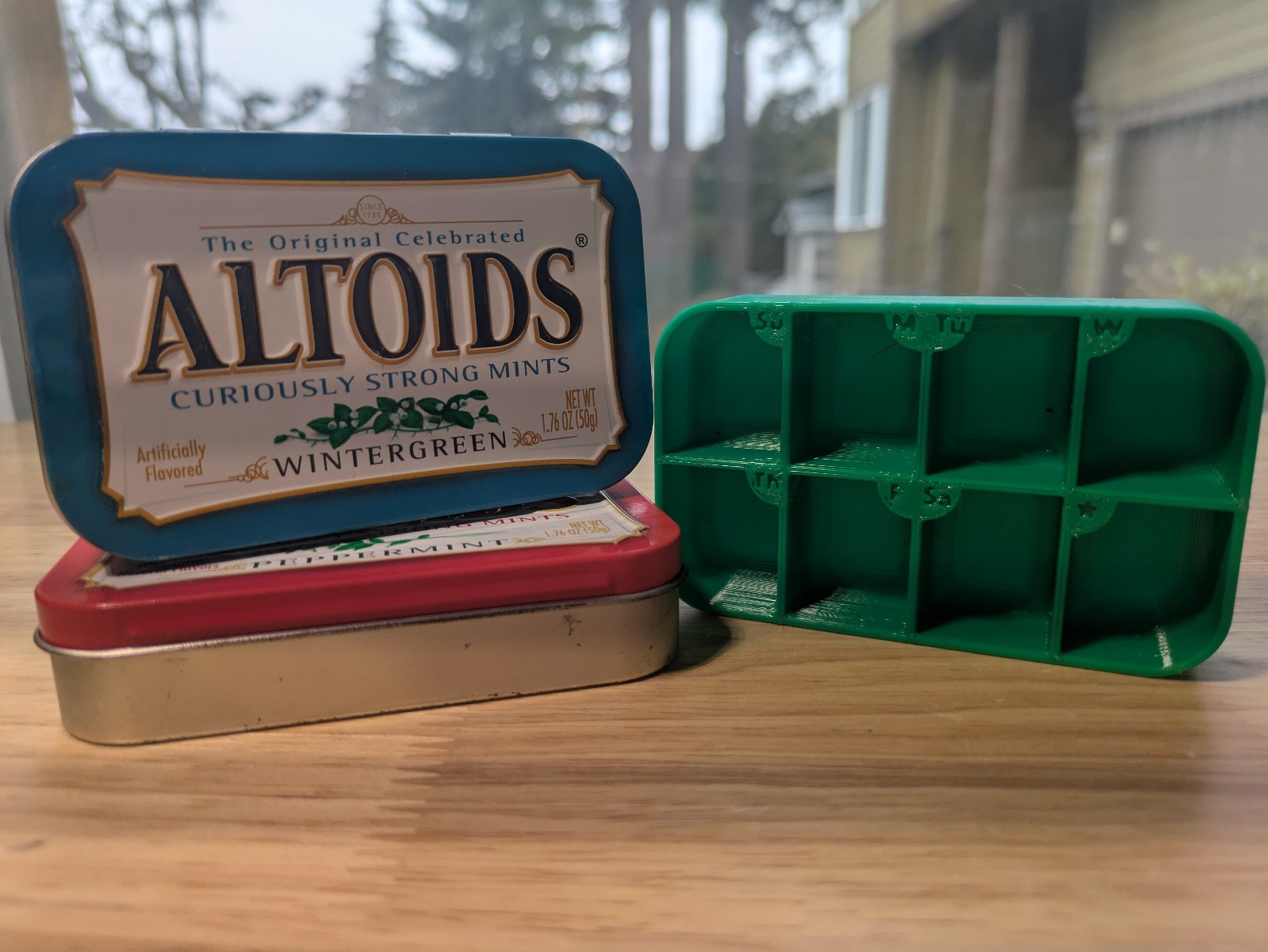Altoids Tin Pill Organizer Insert Case Divider for Altoids Mint Tin EDC Storage