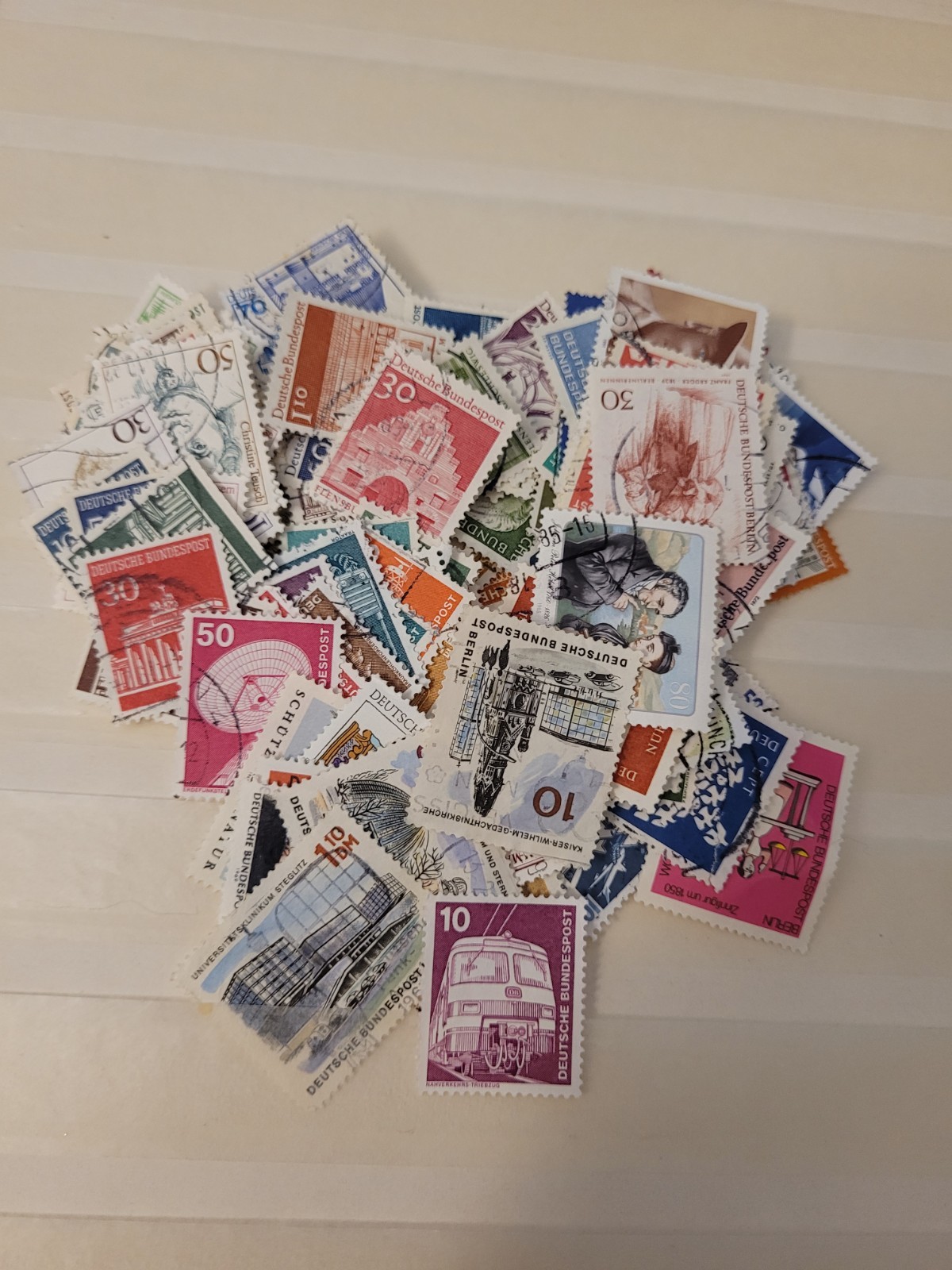 German Stamps Collection * 136 Stamps * BRD  * West Germany * #21 *