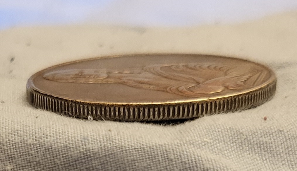 Mona Lisa Silver Coin Leonardo da Vinci Nude Woman Naked Old Louvre Paris Italy