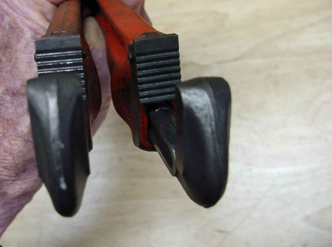 2 Vintaga USA Ridgid 8" Heavy Duty Pipe Wrenches,XLINT Jaws,W/Smooth Operation