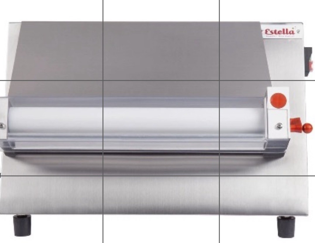 18" Countertop One Stage Dough Sheeter - 120V, 1/2 HP-Used once