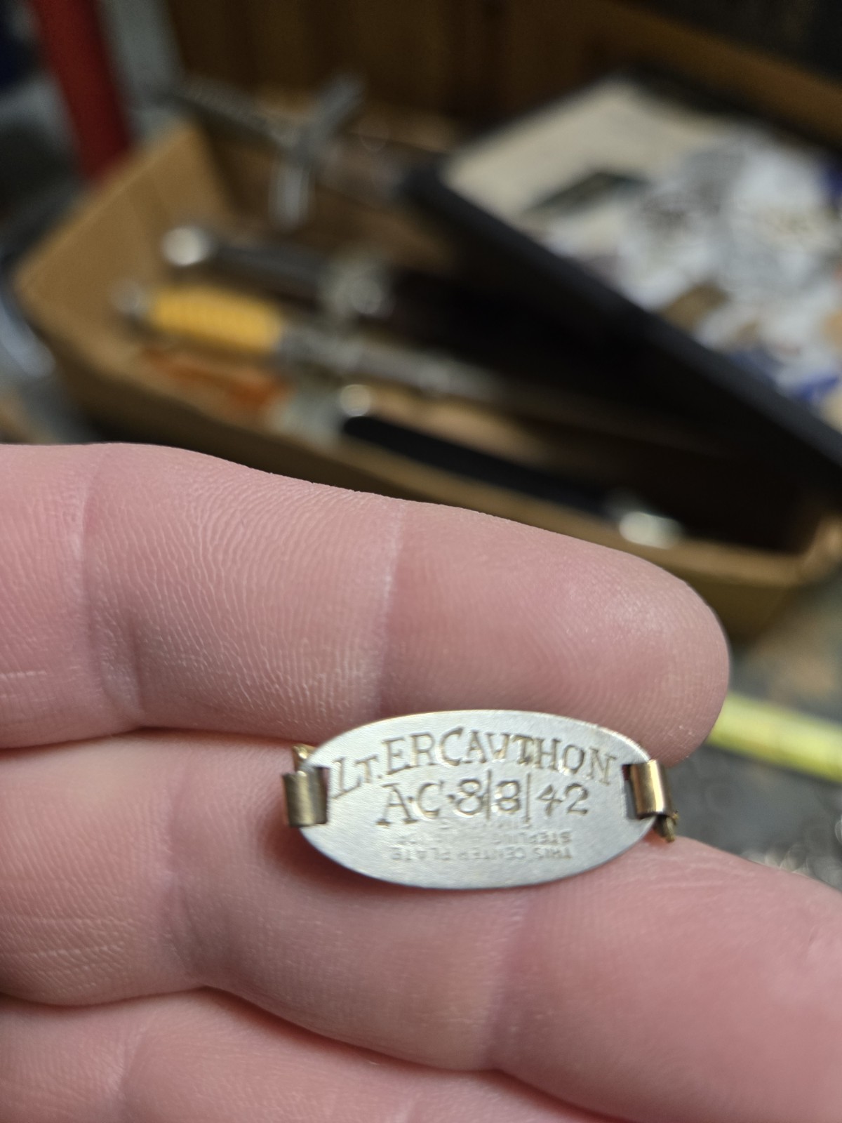 Vintage rare 1942 Sterling Silver WWII US Sweetheart Military Wings Bracelet