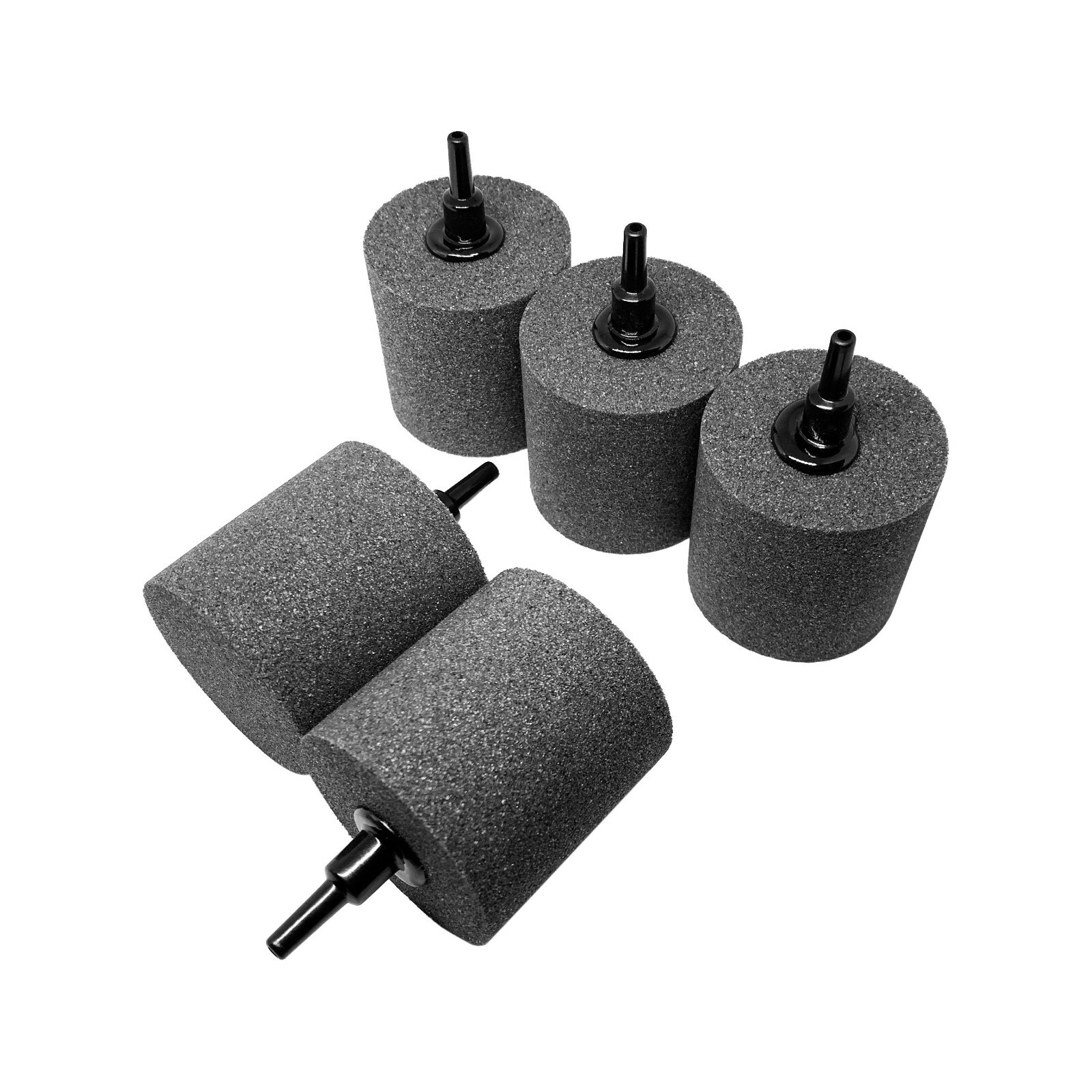 2" X 2" Cylinder Air Stone for Aquarium & Hydroponics [2,3,5,8 Pack]