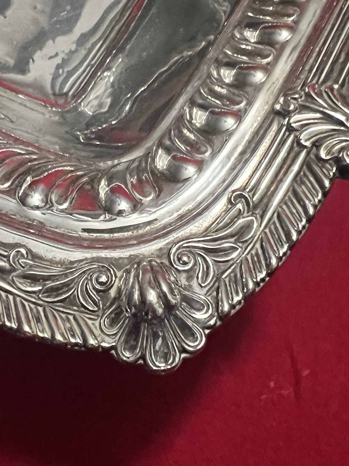 Large George III Old Sheffield Plated Handled Cake Basket W/Shell Border C.1810s