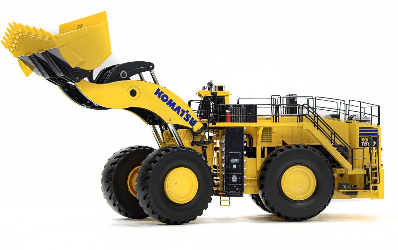 Komatsu WE1850 Wheel Loader - Weiss Bros 1:50 Scale Diecast Model #WBR034 New