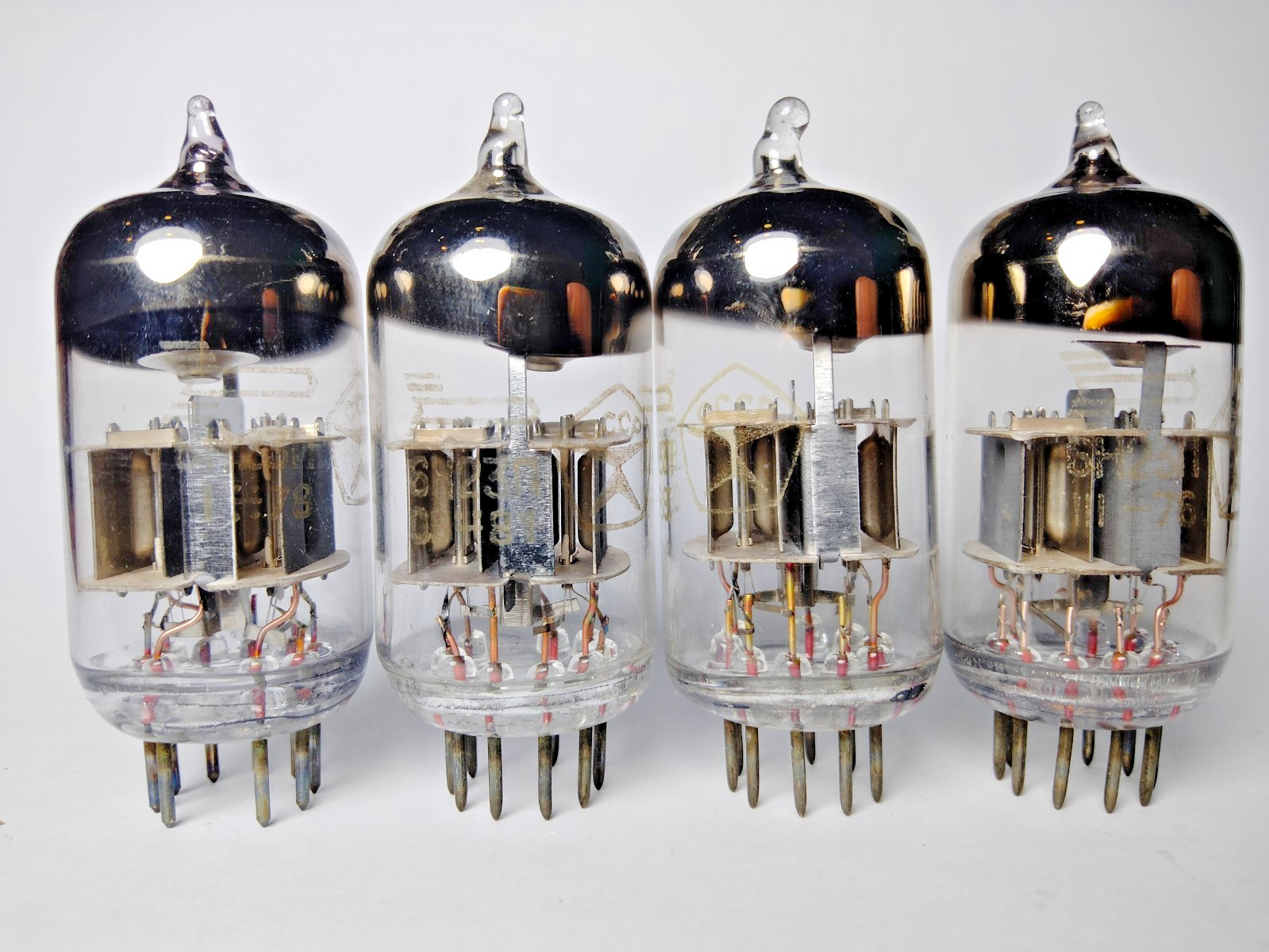 4 pcs NEW 6N23P / ECC88/6DJ8 Voshod tubes Matched Quad