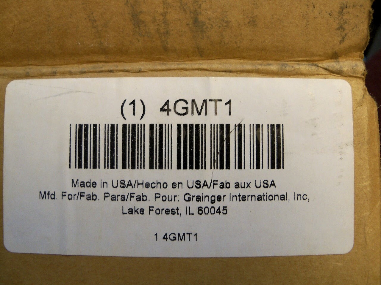 Grainger Ear Plug Dispenser 4GMT1 11" x 12" x 8" With Hinged Lid
