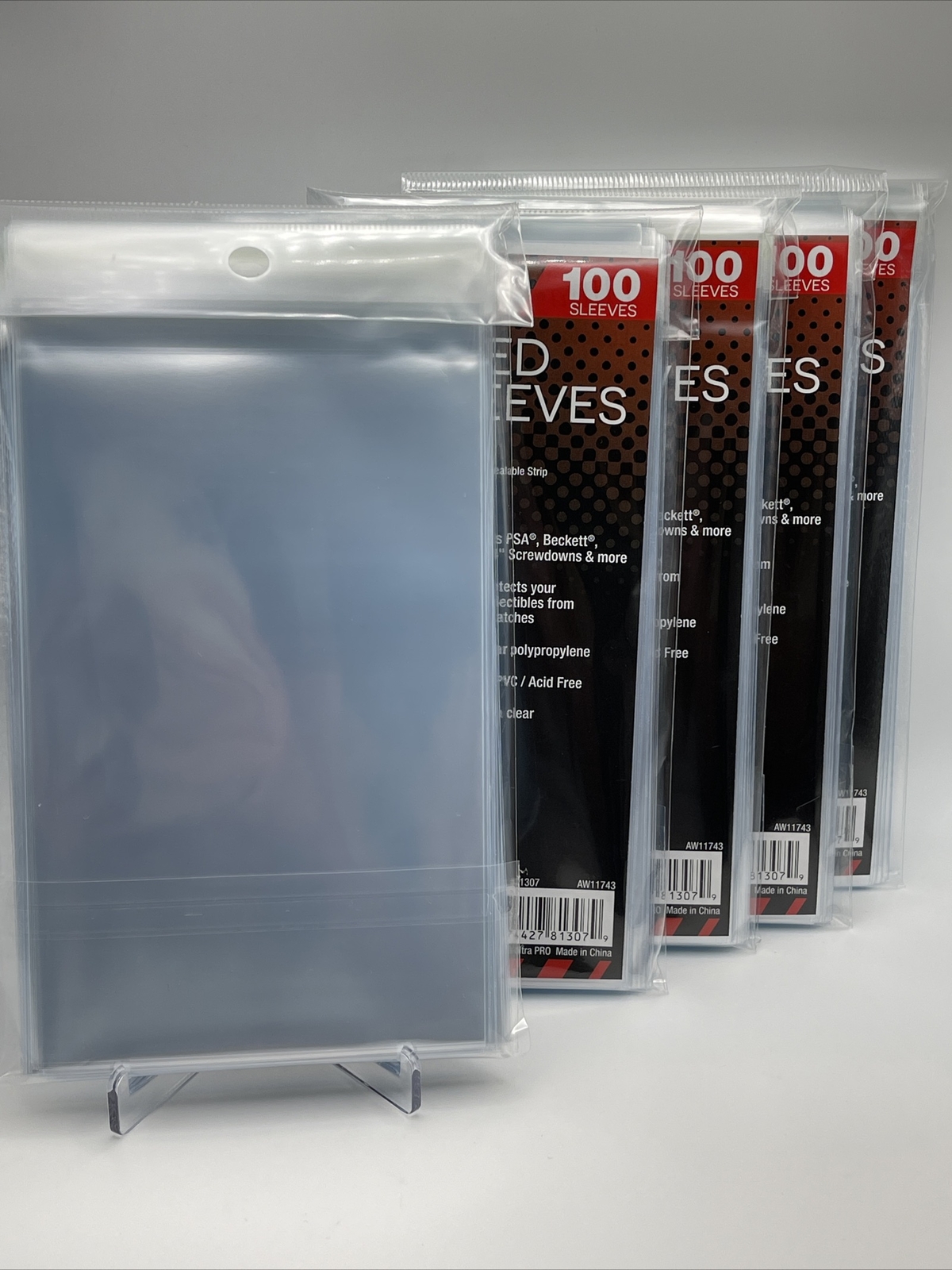 Ultra Pro GRADED Card Sleeves 5 Packs of 100, 500 Total