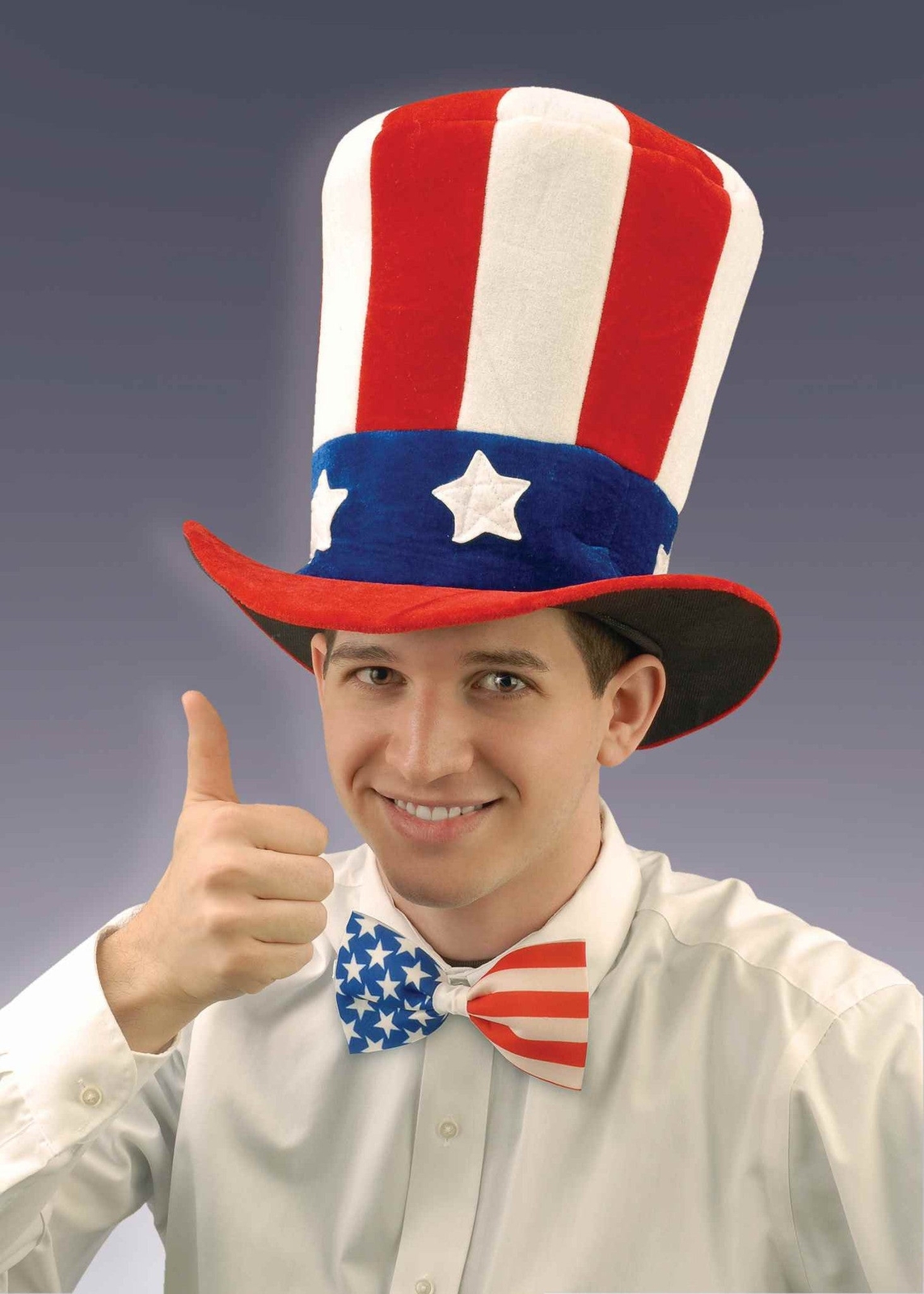 Velvet Patriotic Uncle Sam Top Hat