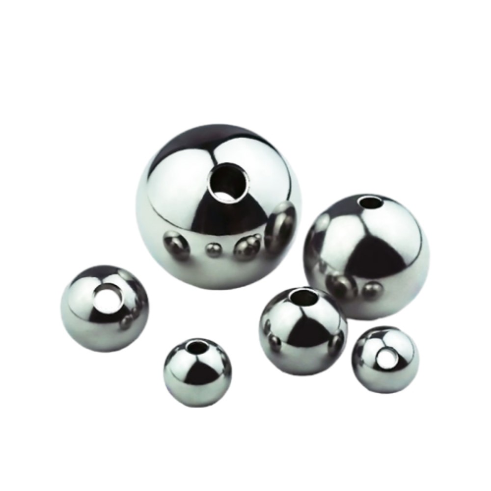 Stainless Steel Through Hole Balls Solid Perforated Steel Ball 2mm ~ 60mm