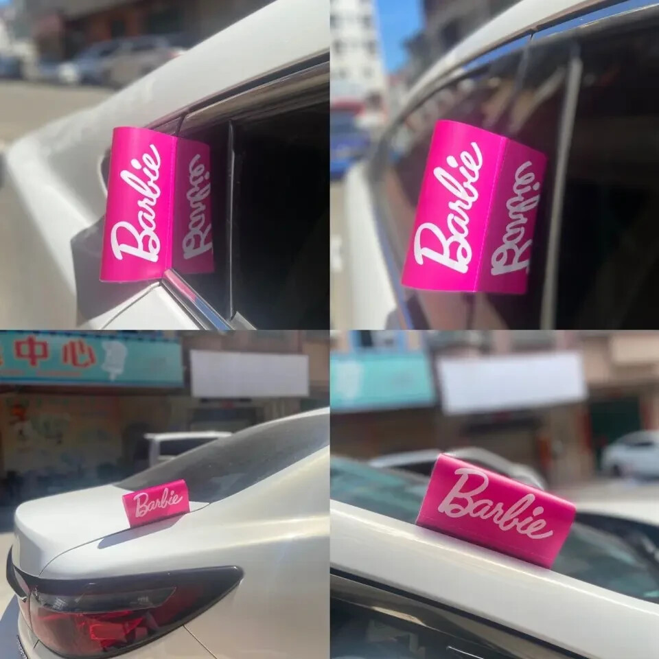 TAG YOUR CAR- Tag - Funny Car Stickers - Decal - Barbie