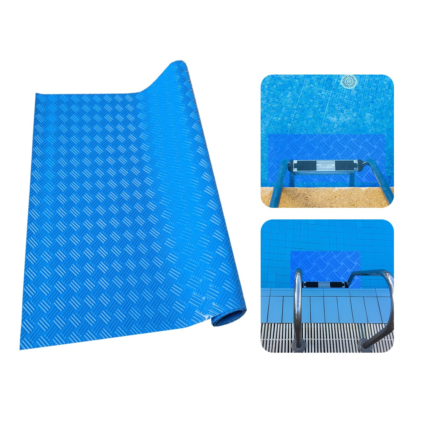 Swimming Pool Ladder Mat Protective Pool Ladder Pad Step Mat Non-Slip Texture