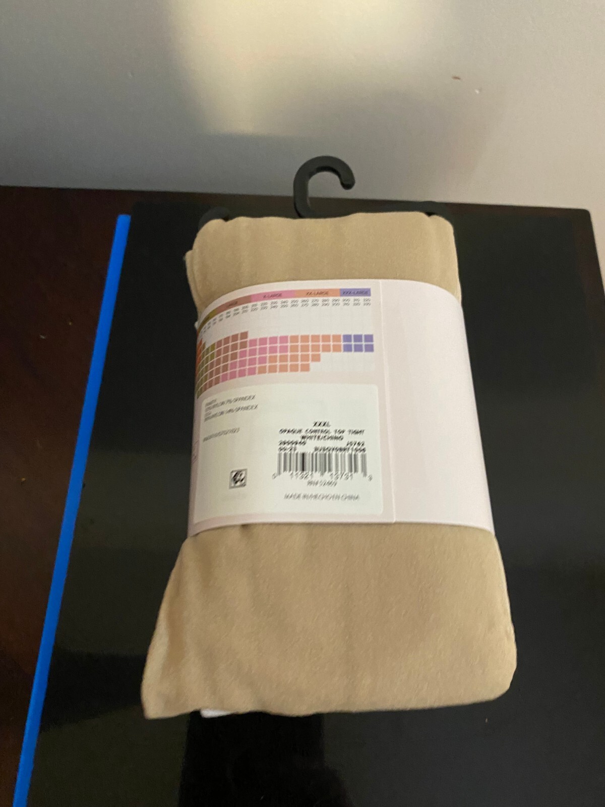 NEW WOMEN'S SIZE XXXL JOYSPUN 2 PACK WHITE /CHINO OPAQUE TIGHTS 60 DENIER