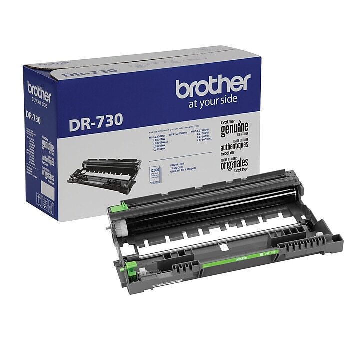 Genuine Brother DR730 Drum Unit 12,000 Page Yield, DR-730 - Free Shipping