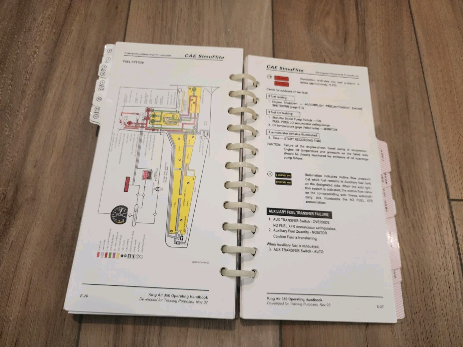 King Air 350 Operating Handbook - Aviation Pilot Aircraft Manual SimuFlite