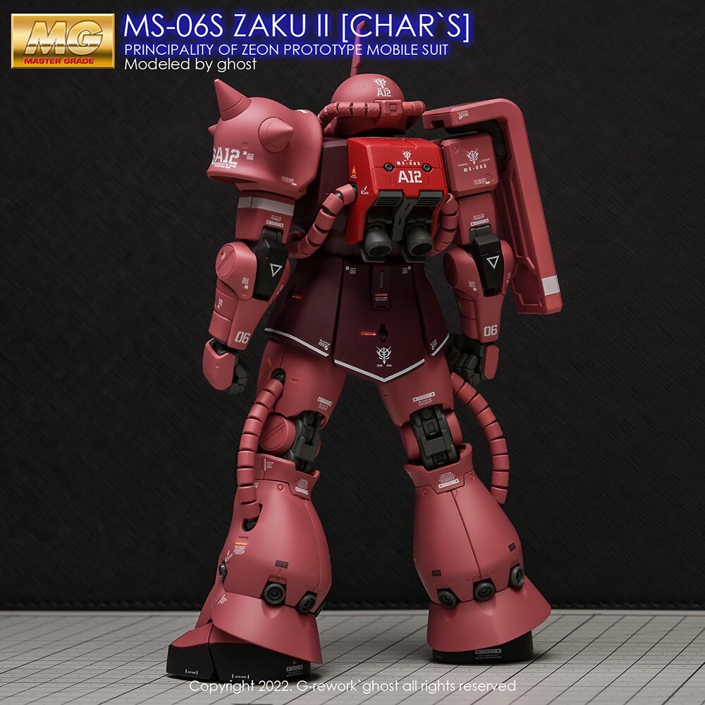 G-Rework Water Decal For MG Char's Zaku II 2.0 - US