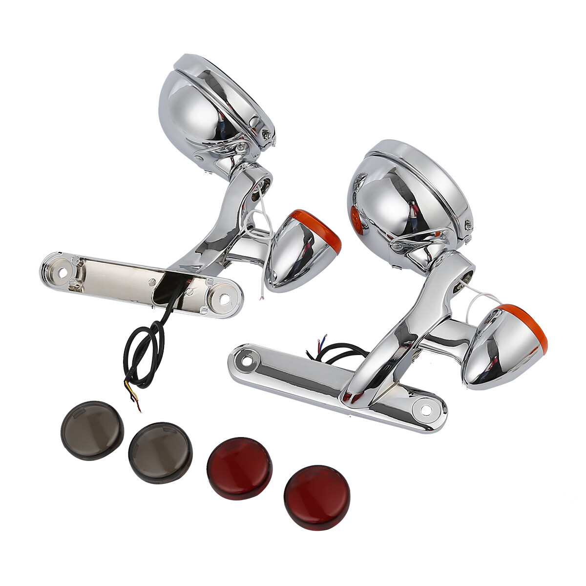 4.5" Passing Driving Spot Fog Turn Signal Light Bracket Fit For Harley Touring