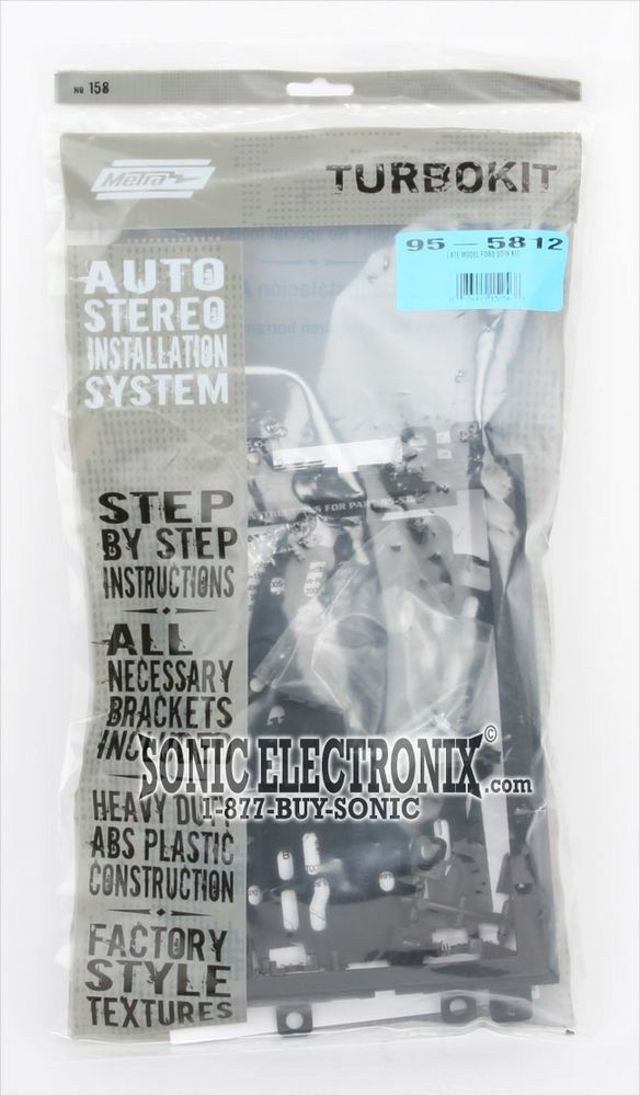 Metra 95-5812 Double-Din Car Stereo Radio Install Dash Kit for Ford 2004-2011