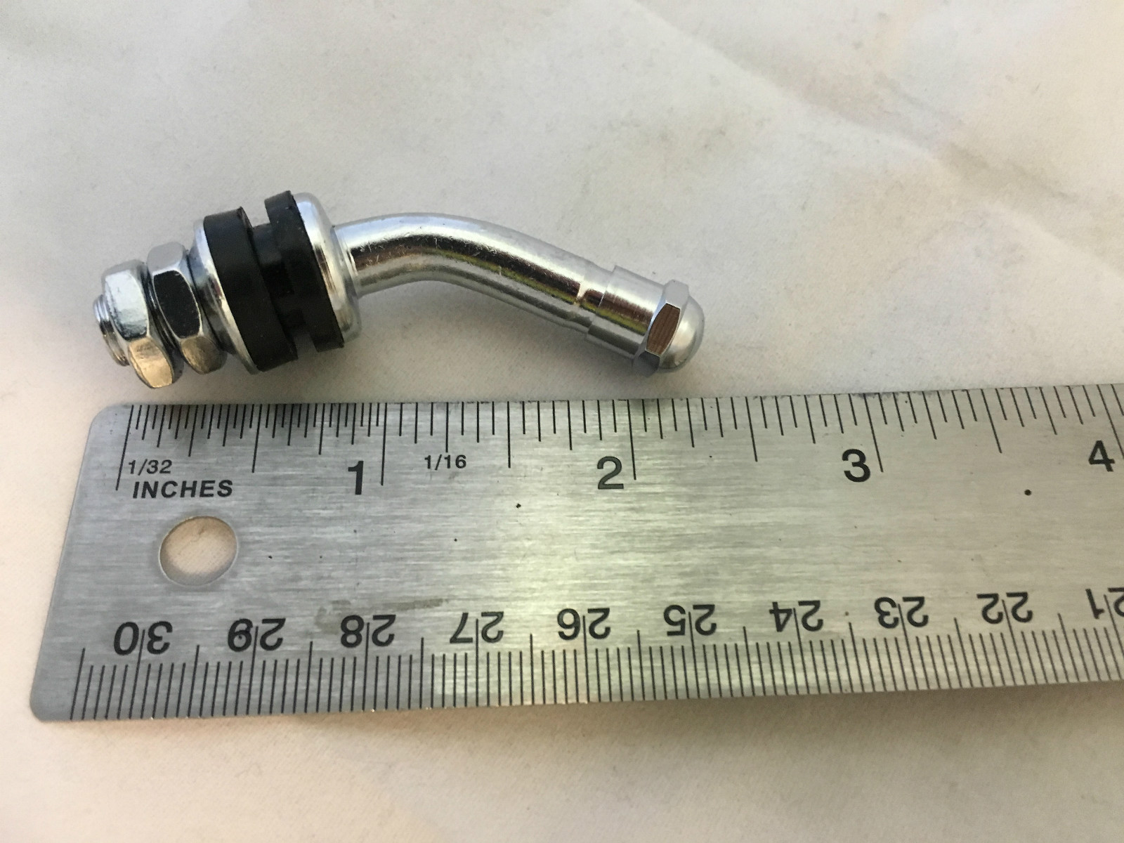 6 PIECES 45 DEGREE EAGLE ALLOY DUALLY WHEEL RIM CHROME VALVE STEM HIGH PRESSURE