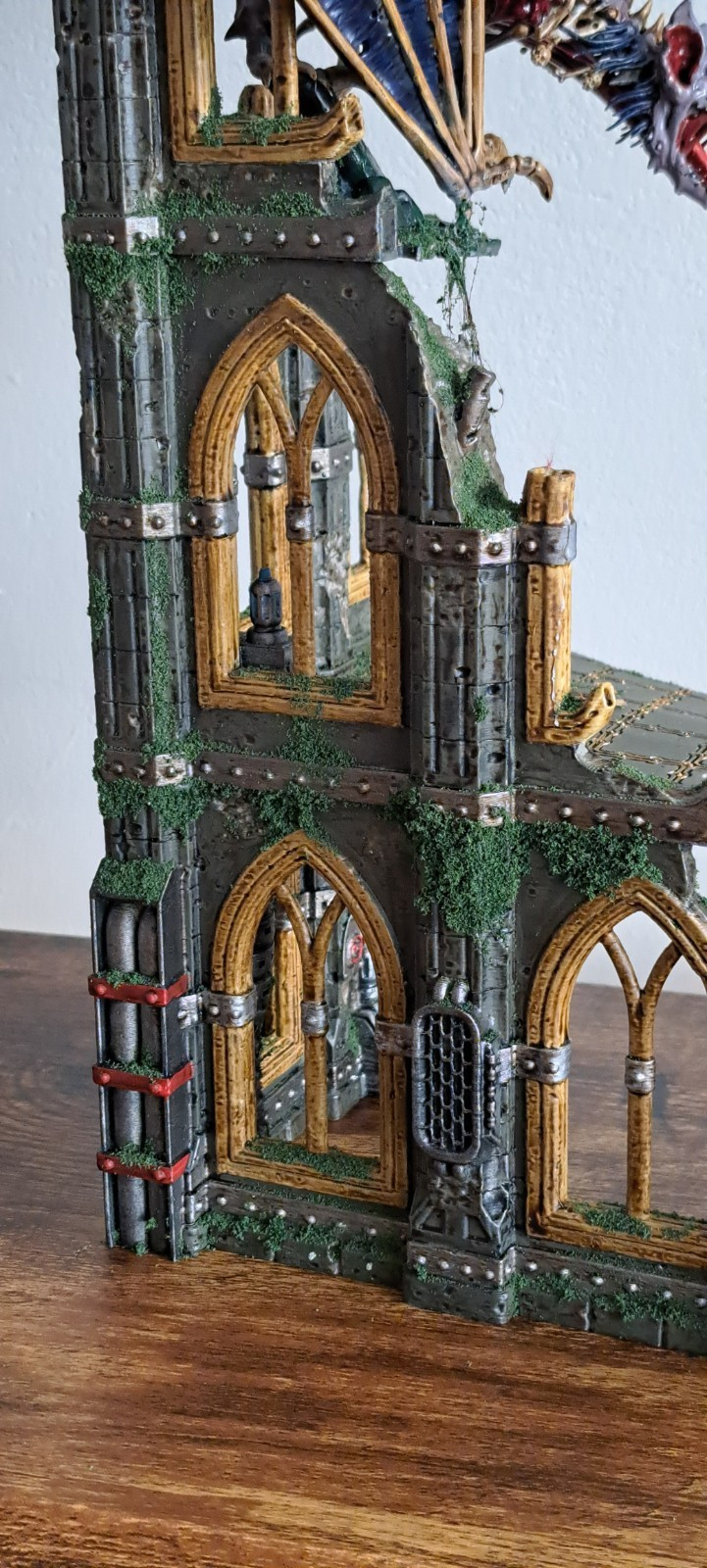 Gothic Ruined Tower A x2 Terrain Scenery Tabletop/Warhammer 40k