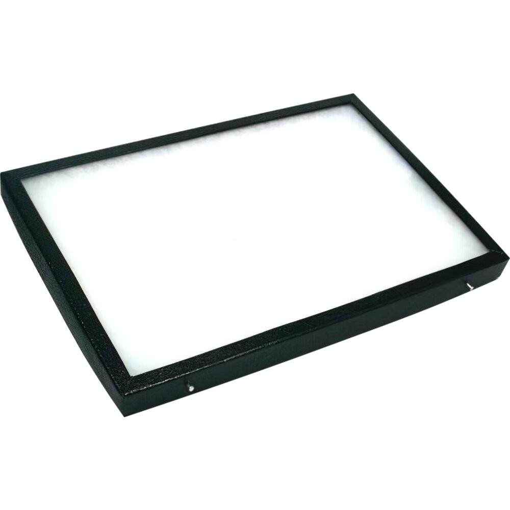 Gem Stone Display Box Travel Showcase Storage Case Jewelry Container