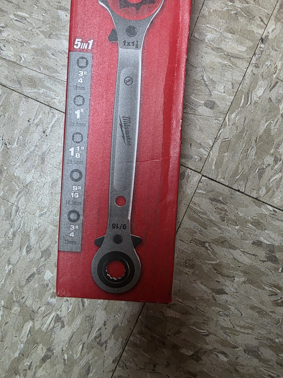 NEW Milwaukee Tool 48-22-9216 Lineman Fts 5-In-1 Ratcheting Wrench