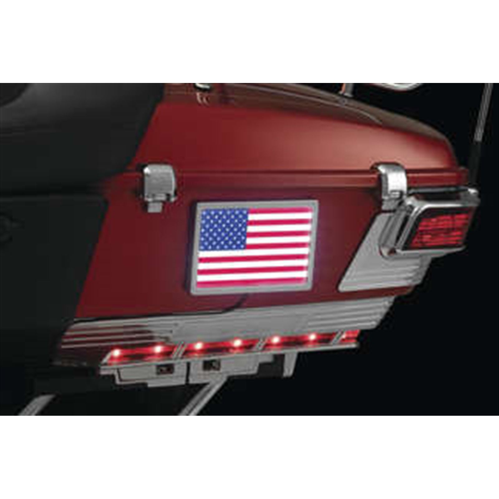 Kuryakyn LED Freedom Flag Freedom Flag, Chrome 2892