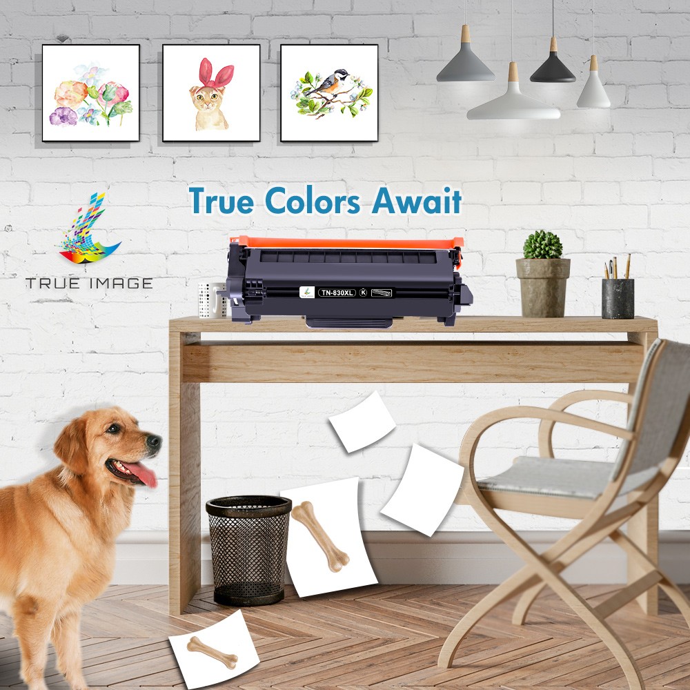 4PK TN830 XL Toner CartridgeFor Brother TN830XL DCP-L2640DW HL-L2405W L2640DW