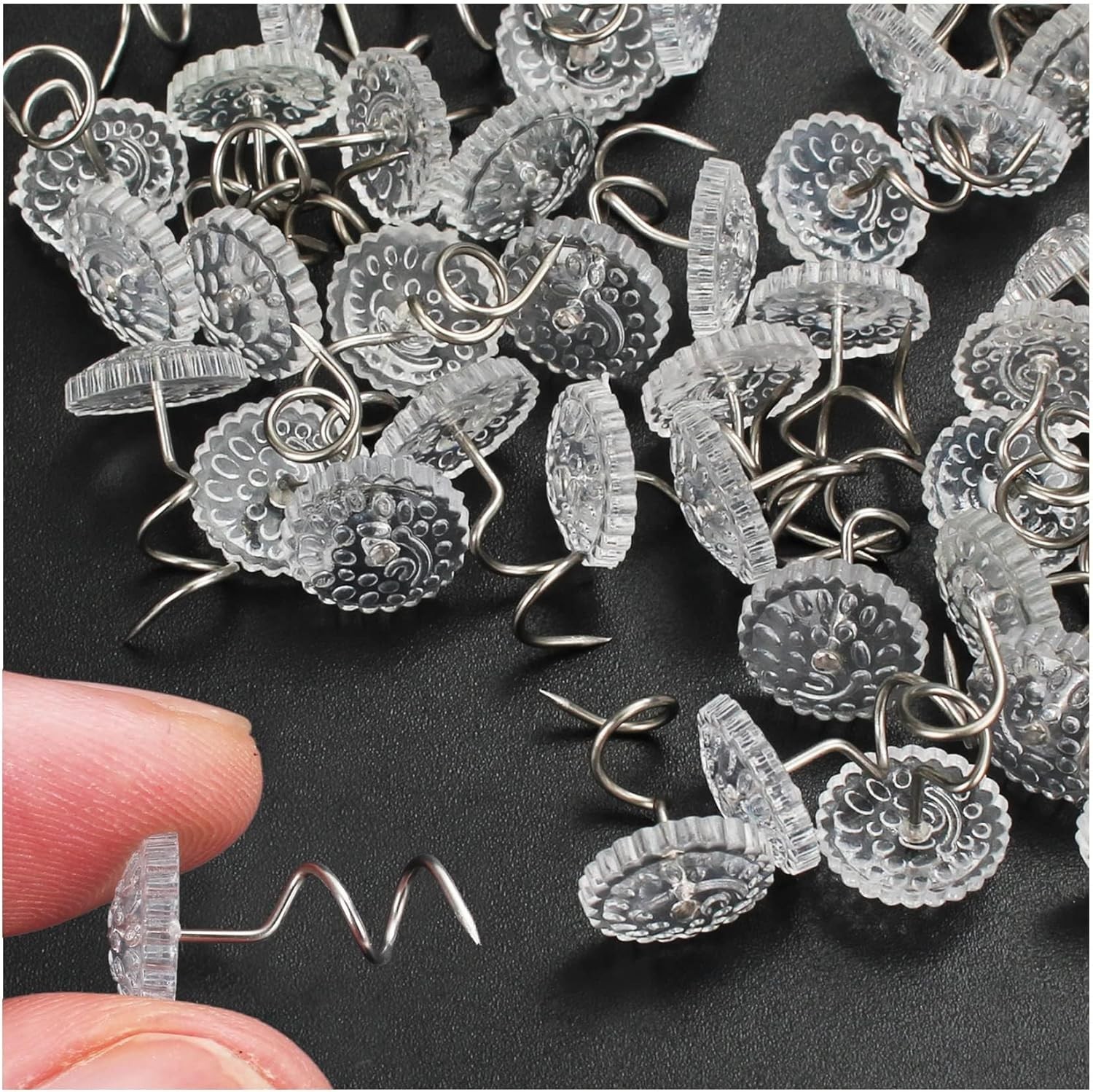 20 Pcs Bedskirt Twist Pins Upholstery Tacks Headliner Pins for Slipcovers