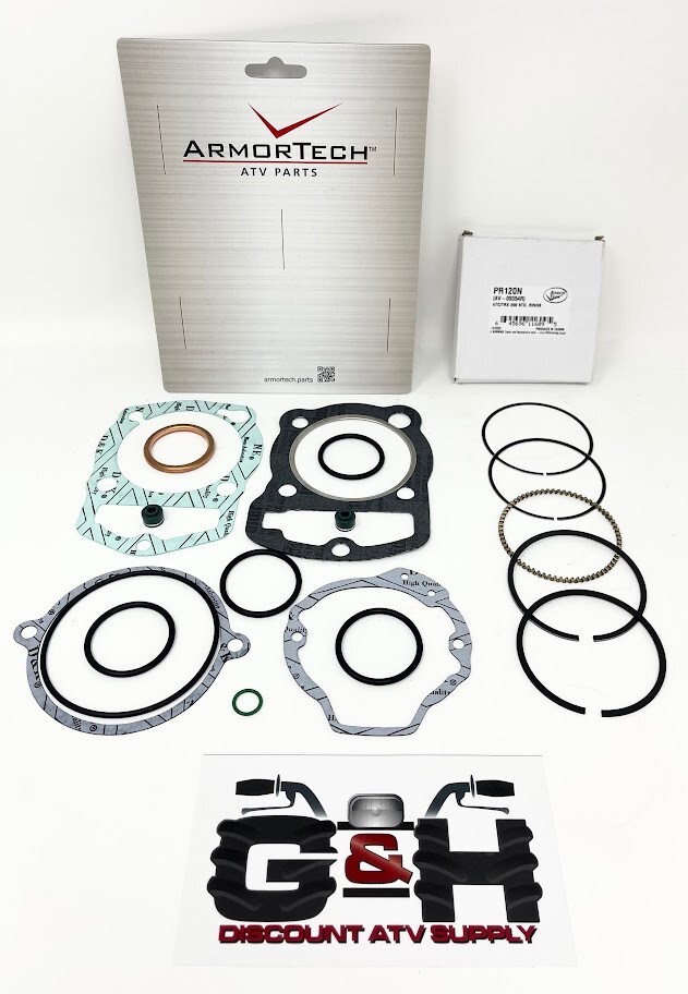 1984 Honda TRX 200 Fourtrax Piston RINGS & TOP GASKET KIT SET Standard 65.00mm