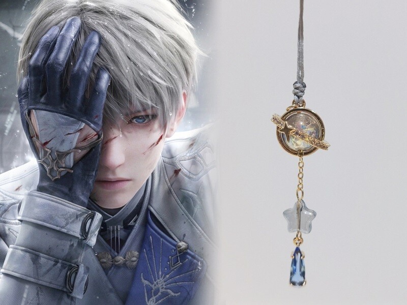 Love and Deepspace Xavier Anime Pendant Keychain Phone Chain Cospaly Cartoon