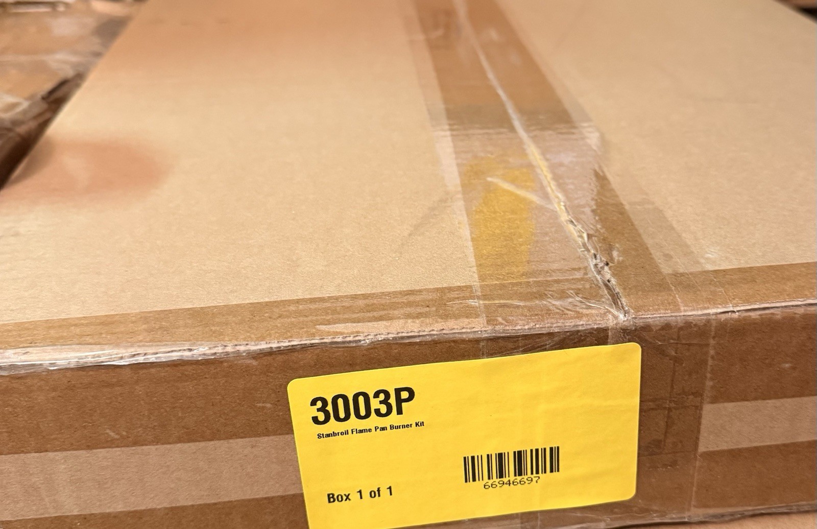 Stanbroil Stainless Steel Natural Gas Fireplace Trpl Flame Pan Burner Kit, 16.5”