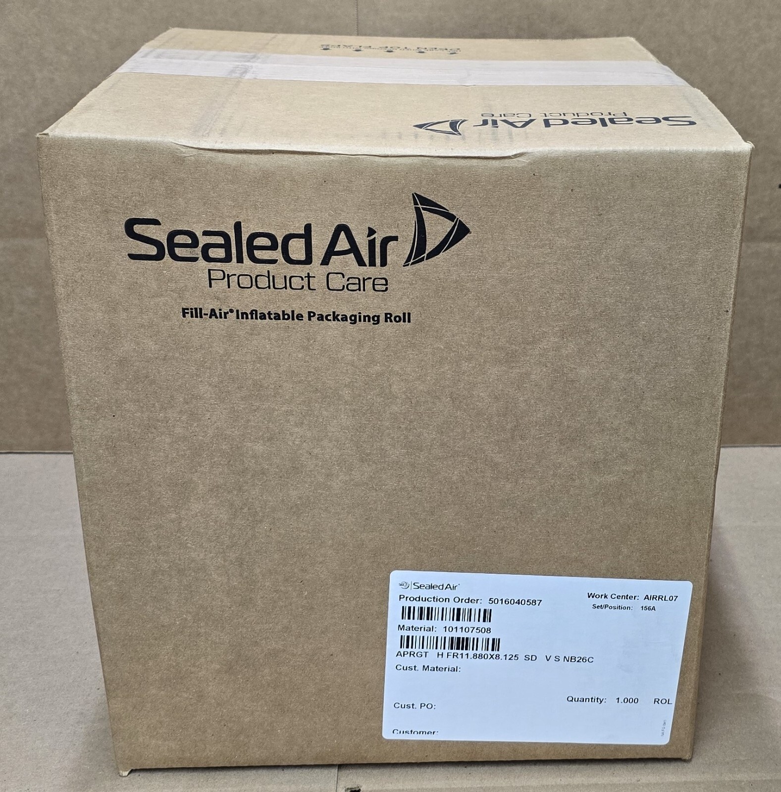 SEALED AIR AirPouch EarthAware 12 X 8 Air Packaging Roll 2600 length # 101107508