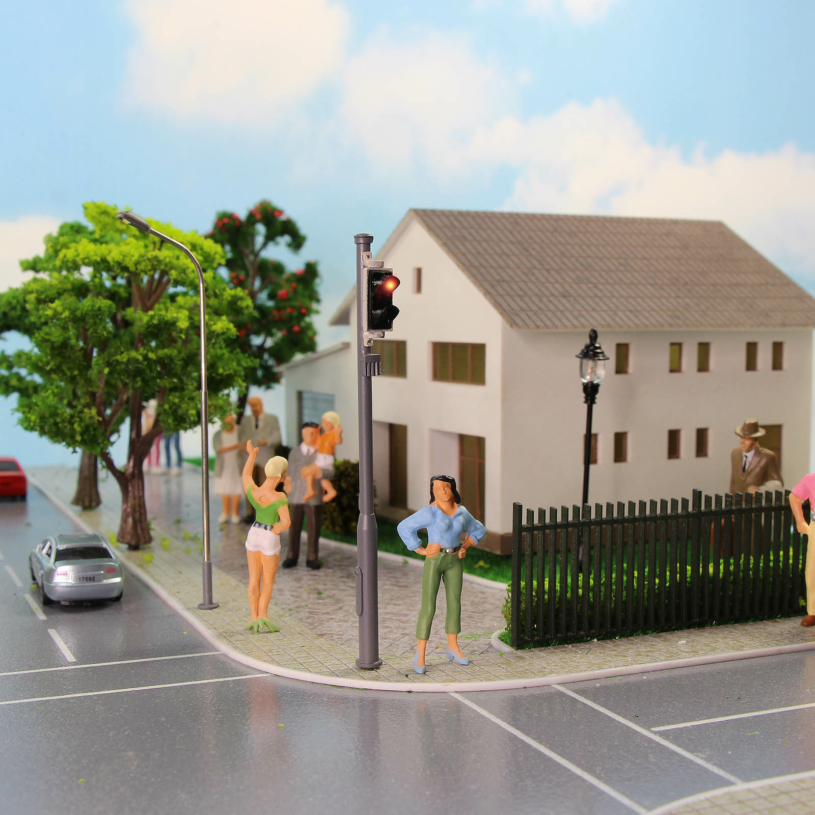 Model Trains 30pcs Different O Scale 1:43 Model Figures Standing People P4310