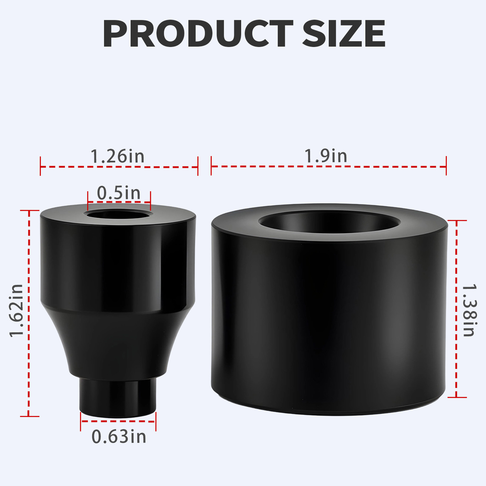 Crash Bar Slider End Replacement Kit For Harley Softail Touring Dyna Street Bob