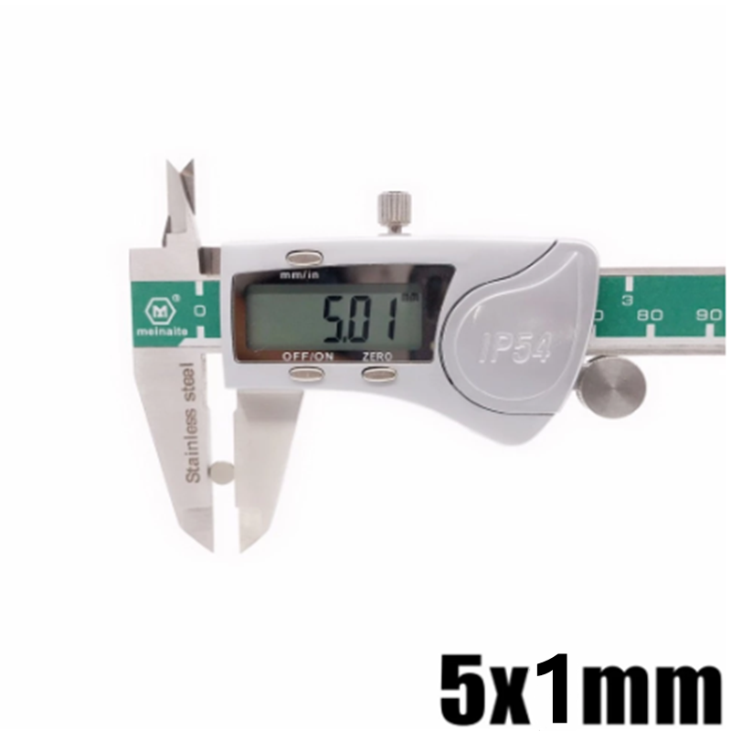 Neodymium Magnets Round Disc N35 Super Strong Rare Earth 5mmx1mm Mini Small