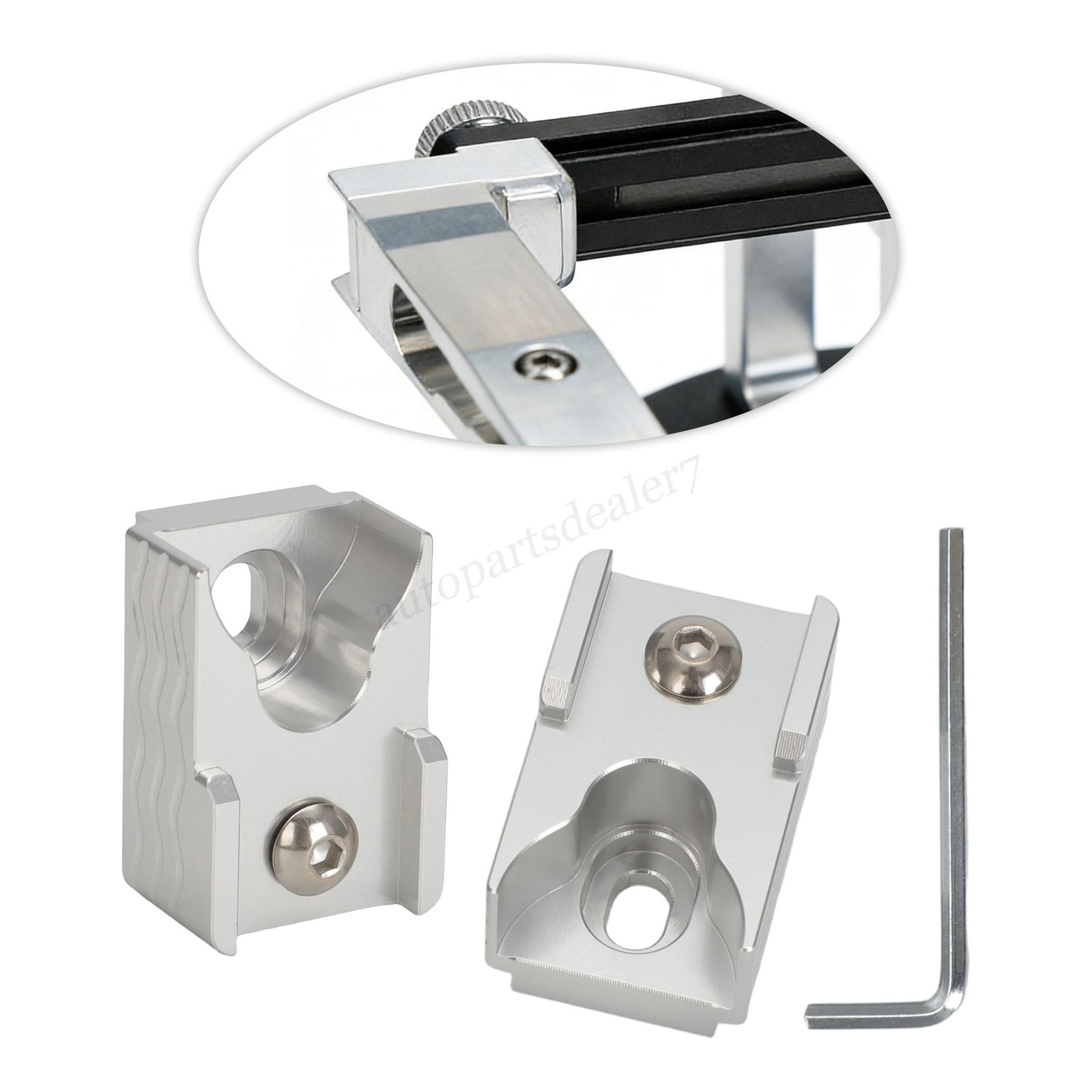 Aluminum L-attachment Clamp Adapter Extender For K03 Kadet and Pioneer Sharpener