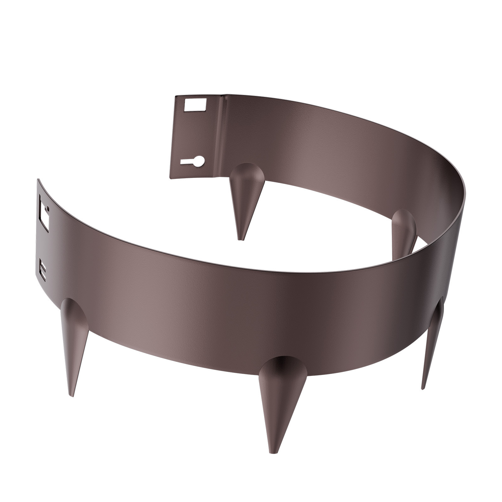 Steel Landscape Edging 5 Packs 39 x 4in Rust-Resistant Edging Border Brown