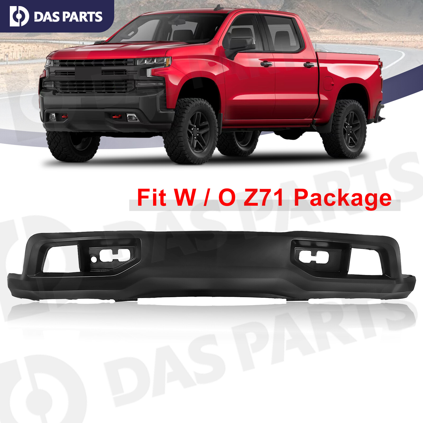 For 2019-2021 Silverado 1500 Front  Bumper Cover Lower Valance W/O Z71 84219069