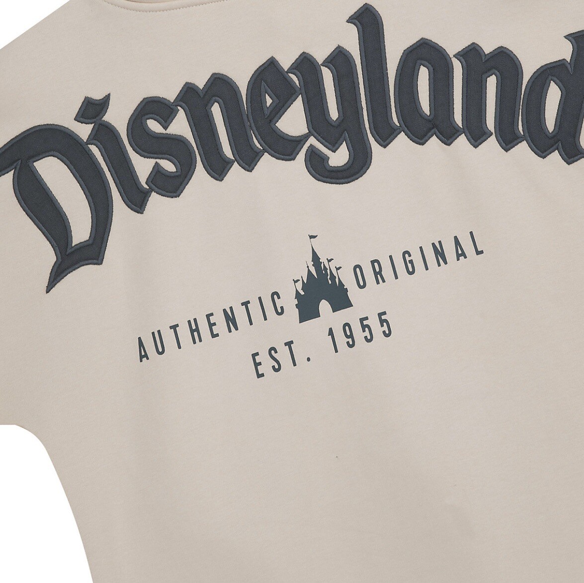 🔥Disney Parks - DISNEYLAND Logo Zip Hoodie - Beige - M💥