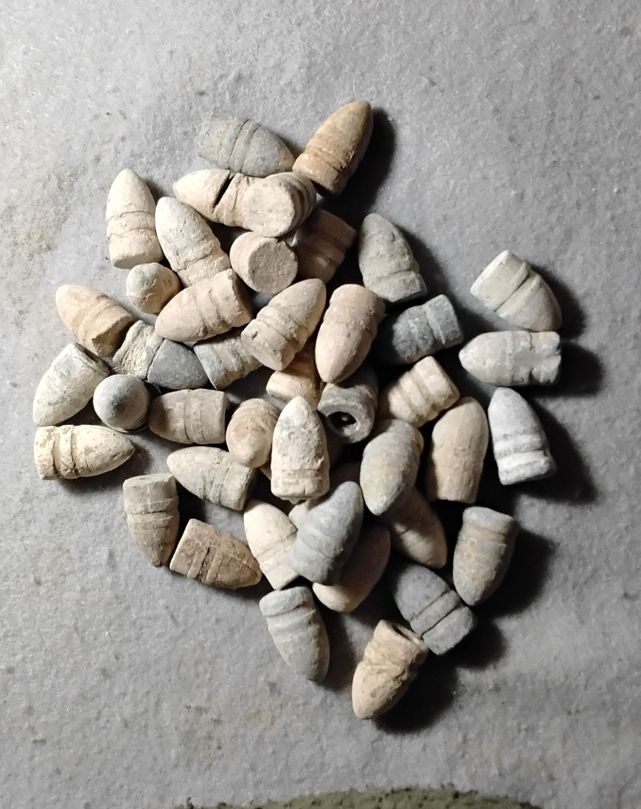 45 Civil War Relic U.S. unfired Sharps bullets dug in Central Virginia $58.00