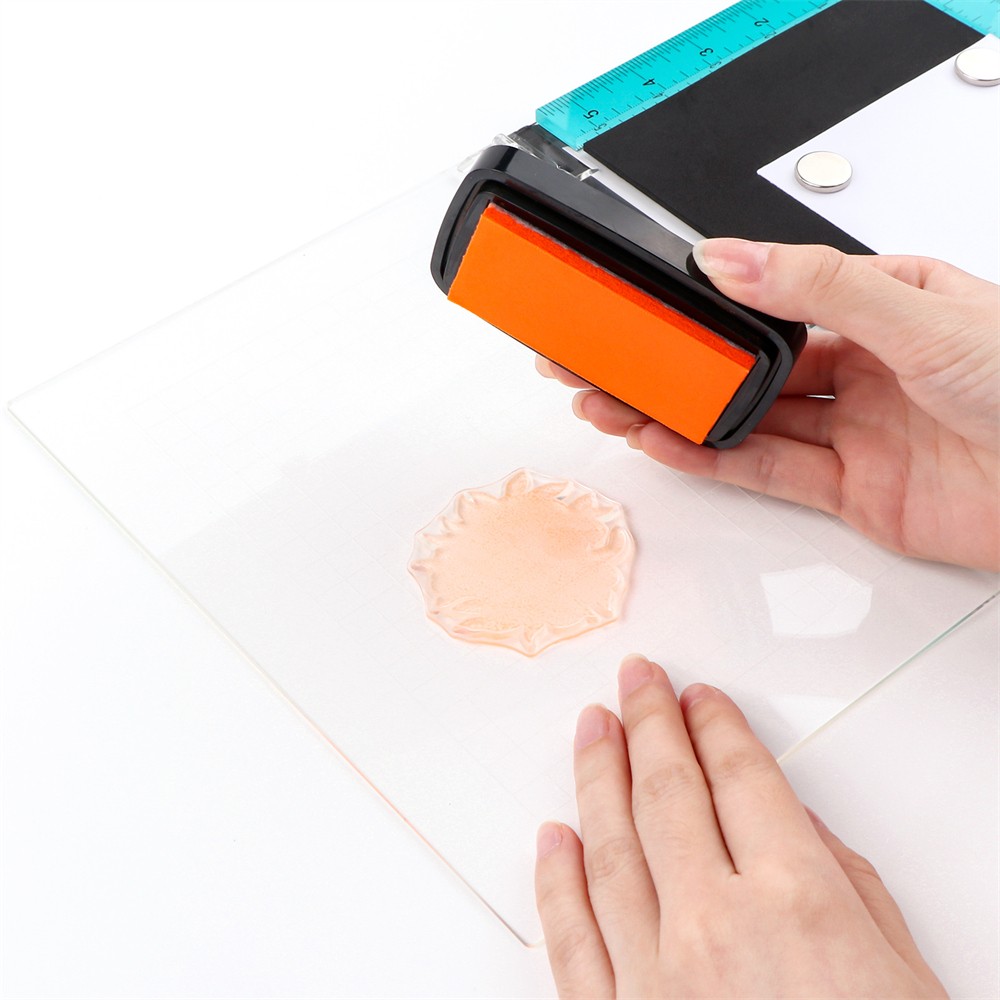 Stamping Tool Hinged Stamping Platform Stamp Positioner For Clear Stamps Craft