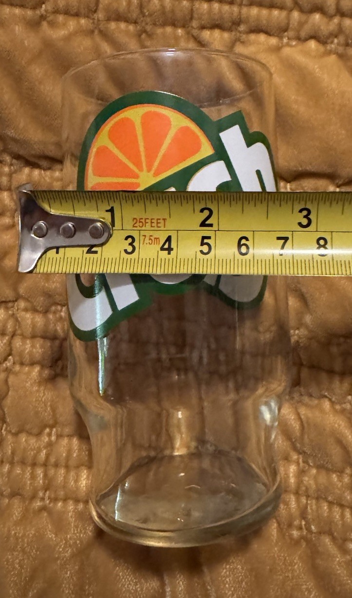 CRUSH Soda Pop Vintage 80s Glass Coke Pepsi Orange Sunkist 1980s 1970s